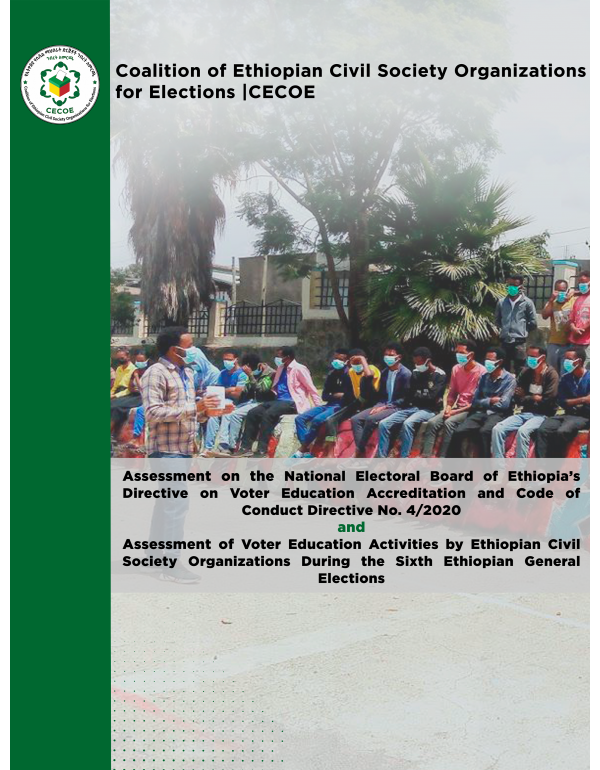 Assessment on: NEBE’s Directive on Voter Education & CSOs’ voter education projects during the 6th National elections