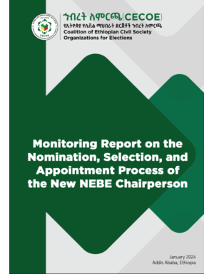 Monitoring Report on the Nomination, Selection, and Appointment Process of the New NEBE Chairperson