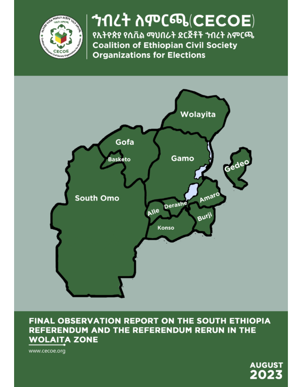 Final observation Report on the South Ethiopia Referendum and the Referendum Rerun in the Wolaita Zone