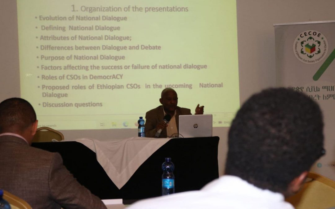 CSOs Representatives Deliberate On: The Role of CSOs in National Dialogue