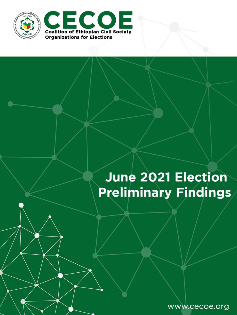 Cover of June 2021 Election Preliminary Findings